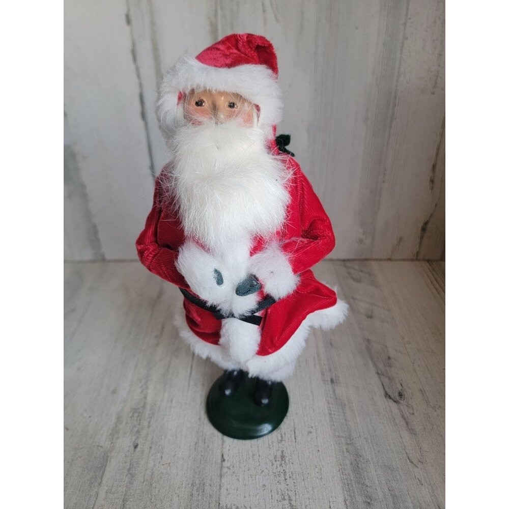 Byer's Choice 1993 Santa‎ Claus caroler xmas figure vintage